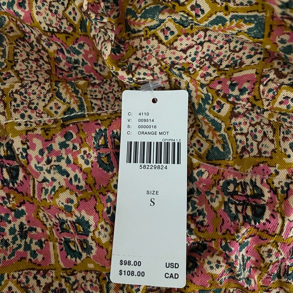 nEW Anthropologie Pilcro Tisha Surplice Blouse - Picture 4 of 4